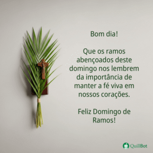 Bom dia ramos abencoados