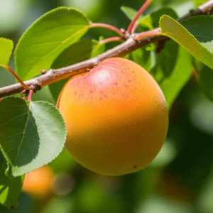 Aprikose am Baum
