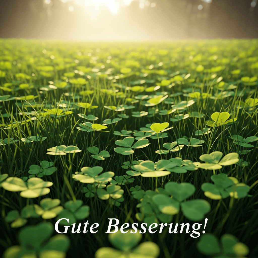 Gute Besserung Wiese