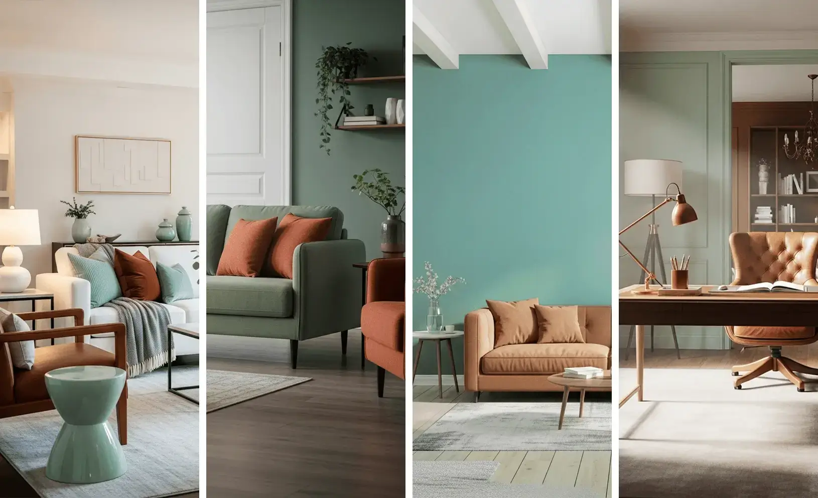 Cognac mit Grüntönen