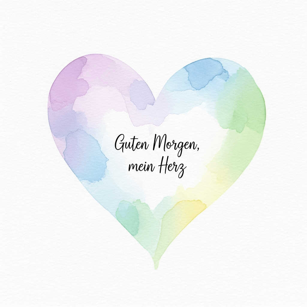 Romantischer Guten-Morgen-Gruß