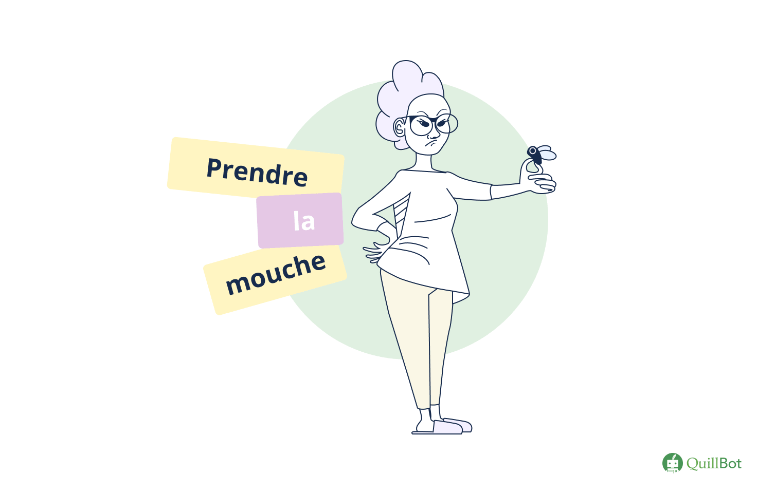 prendre la mouche