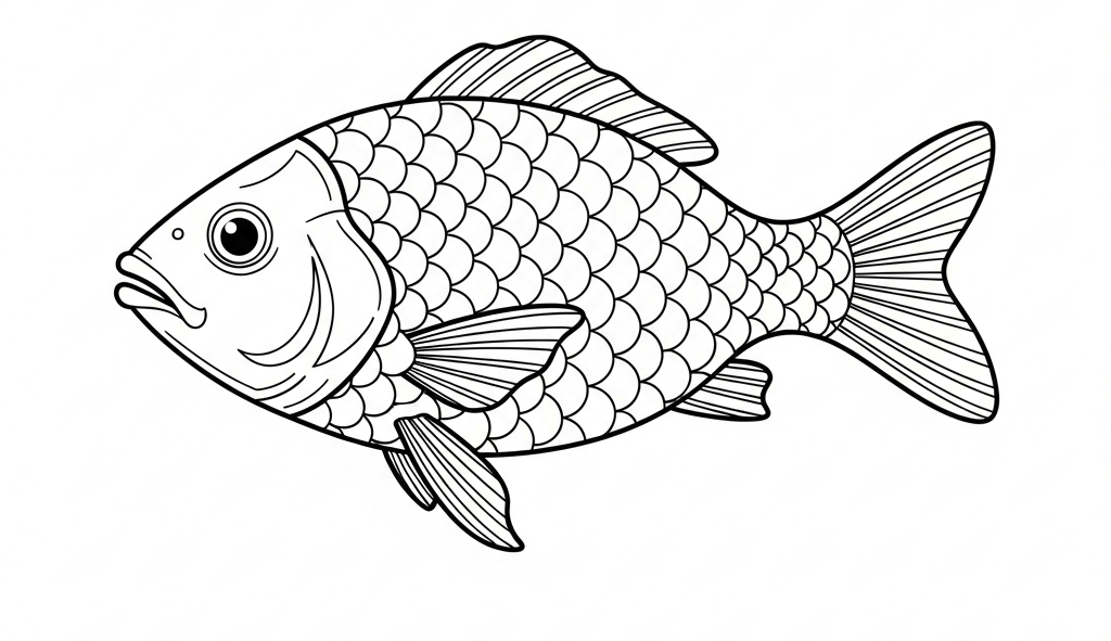 coloriage poisson d'avril ecole a telecharger