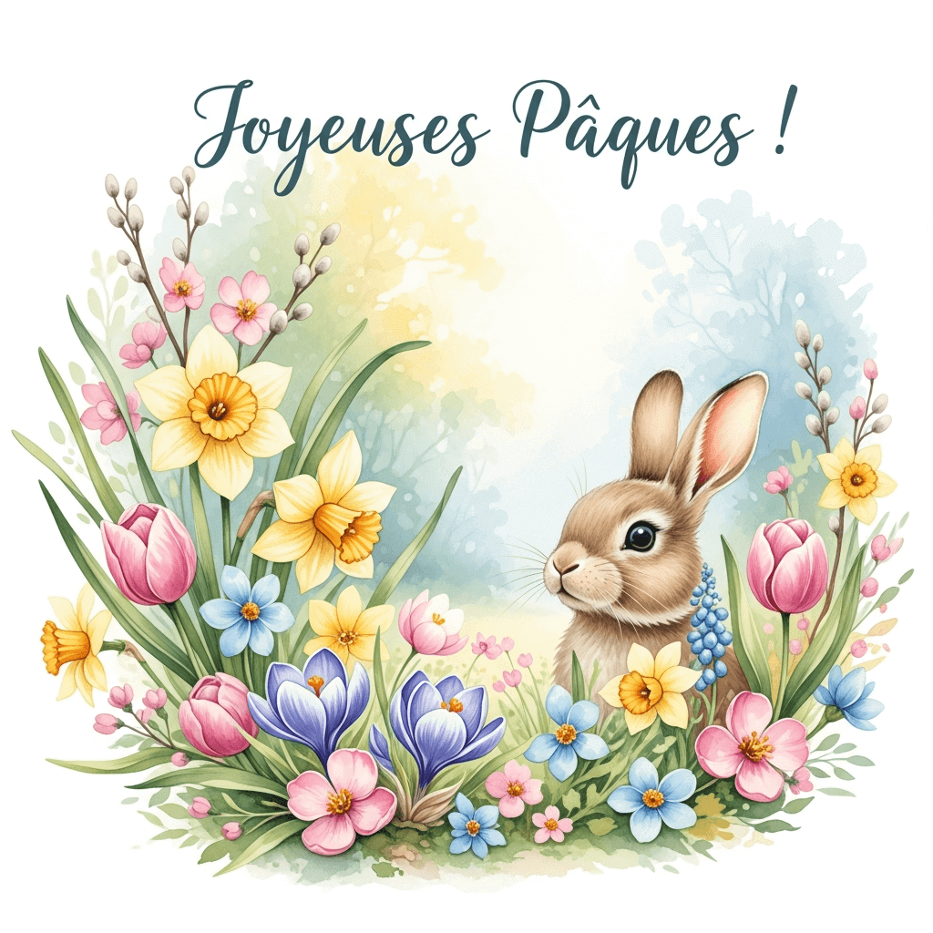 image paques lapin