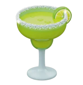 A margarita emoji generated with QuillBot's emoji generator