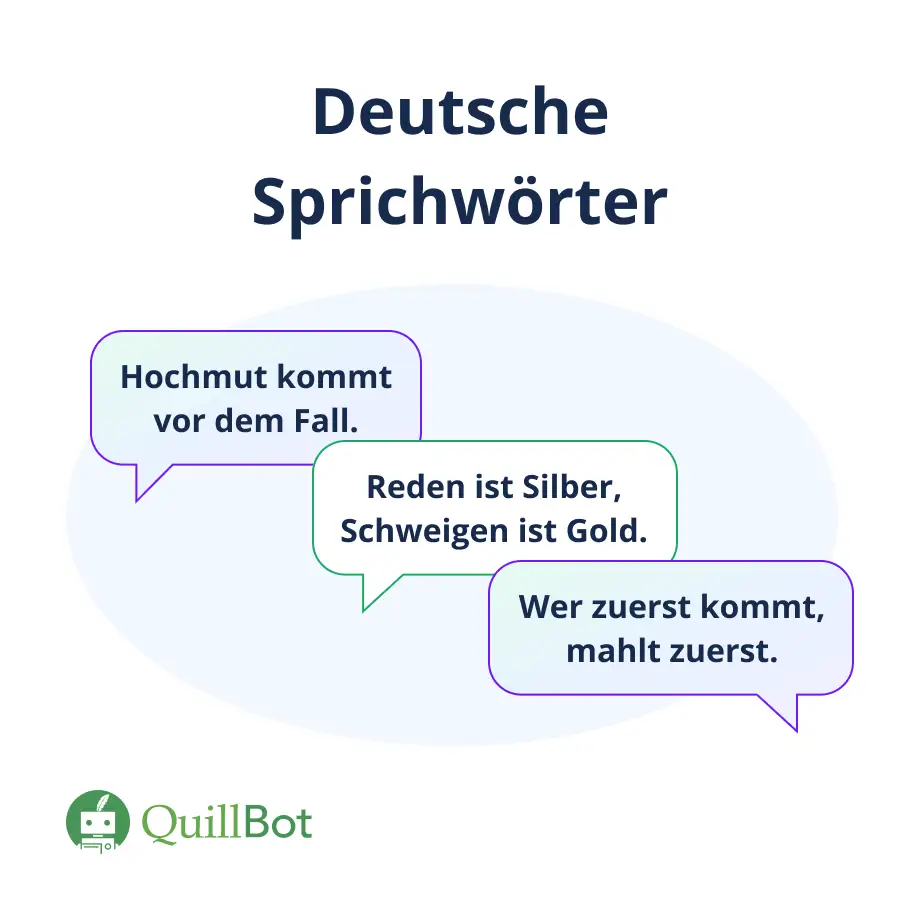 Deutsche Sprichwörter
