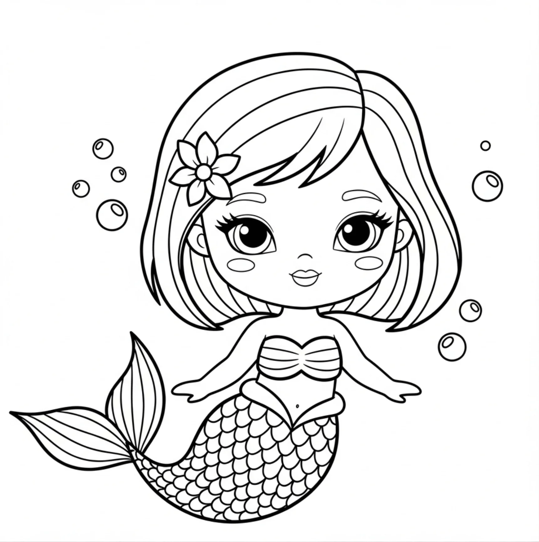 Meerjungfrau Bubbles