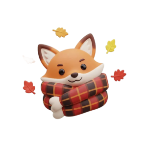 An autumn fox emoji emoji created with Quillbot's Emoji Generator