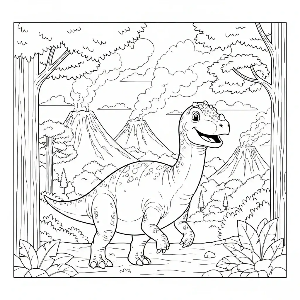 coloriage dinosaure enfants