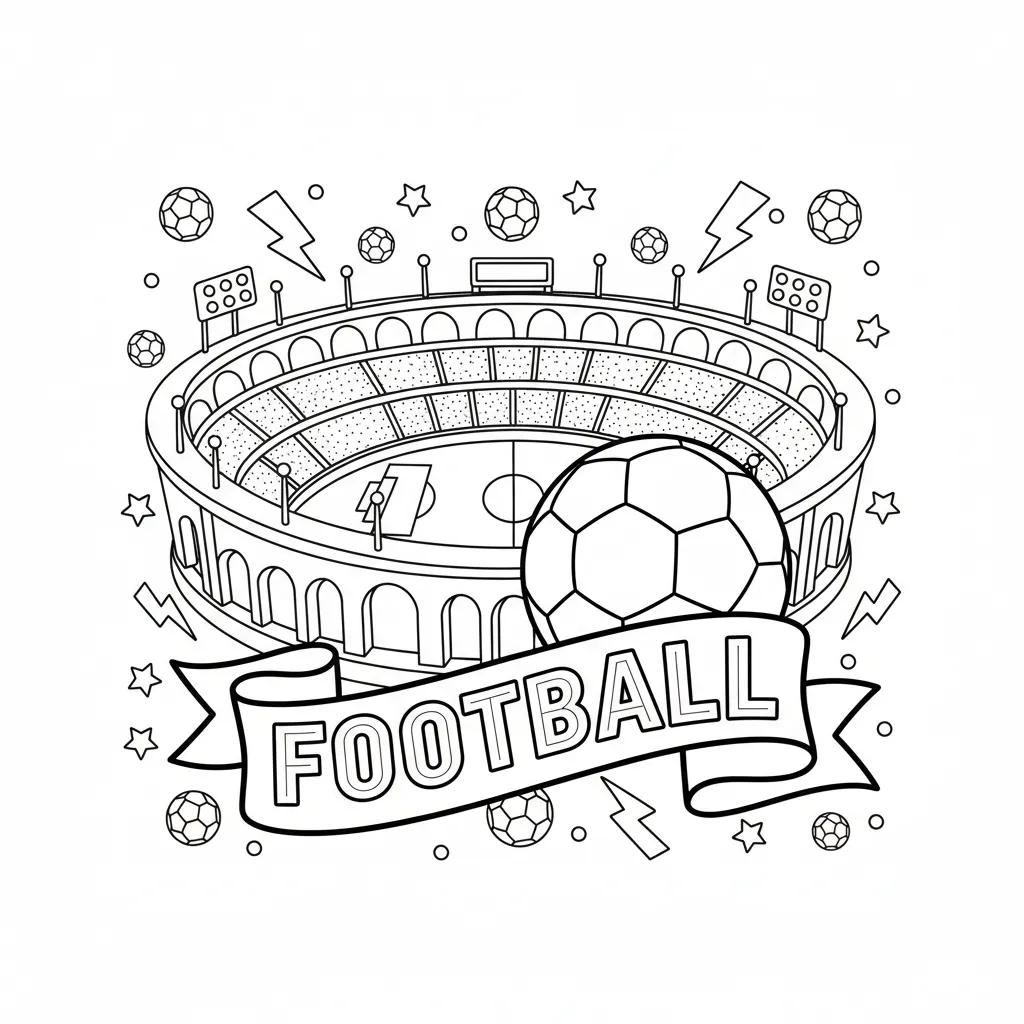 coloriage football 2026