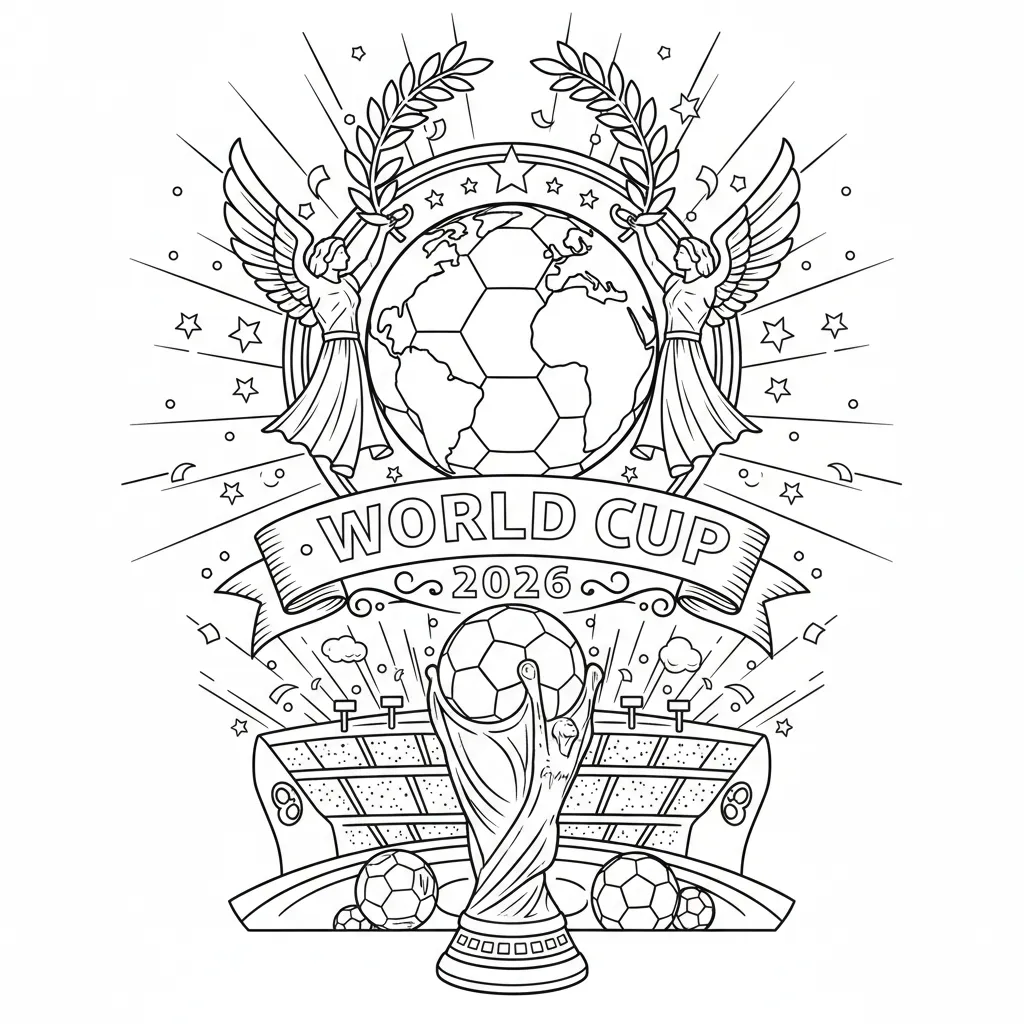 coloriage football world cup