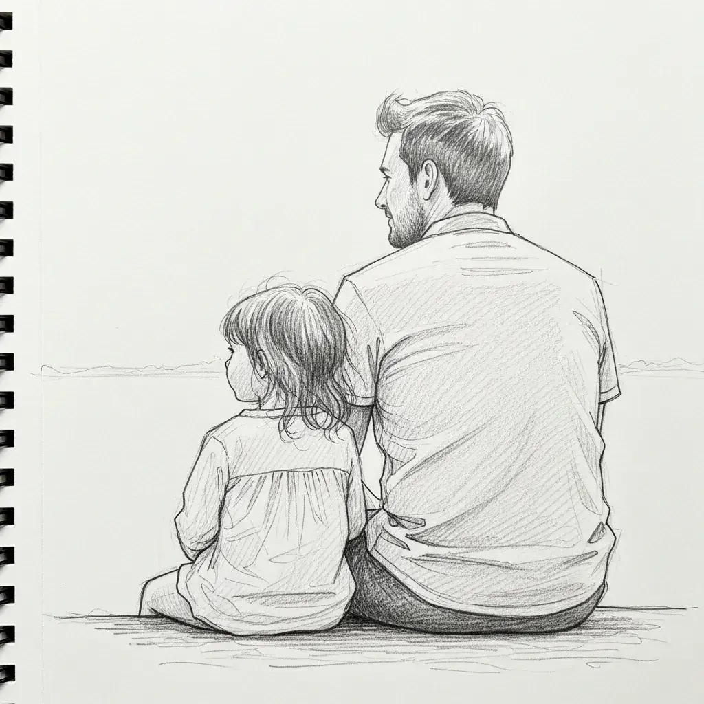 dessin fete des peres croquis