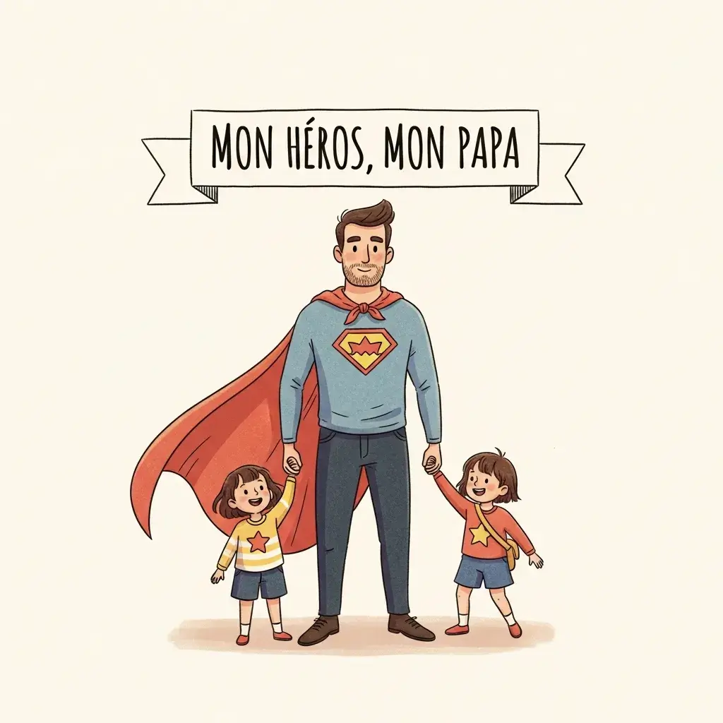 dessin fete des peres dessin couleur superpapa