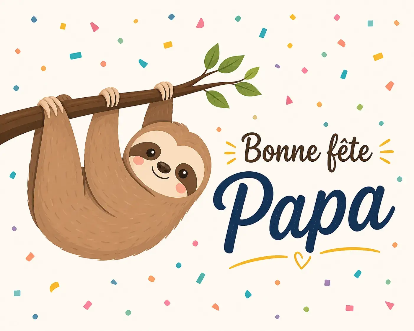 dessin fete des peres humour paresseux