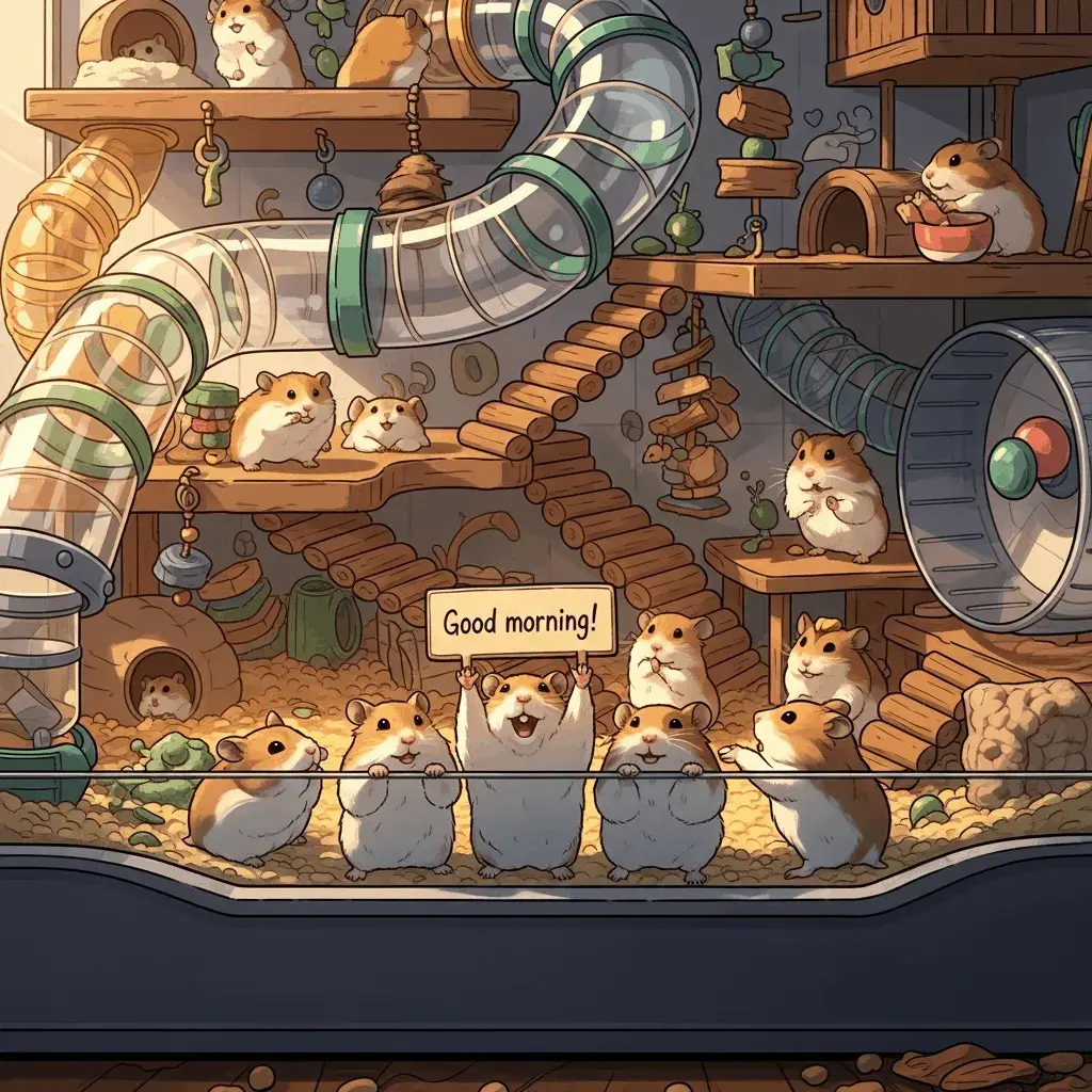 morning-hamsters