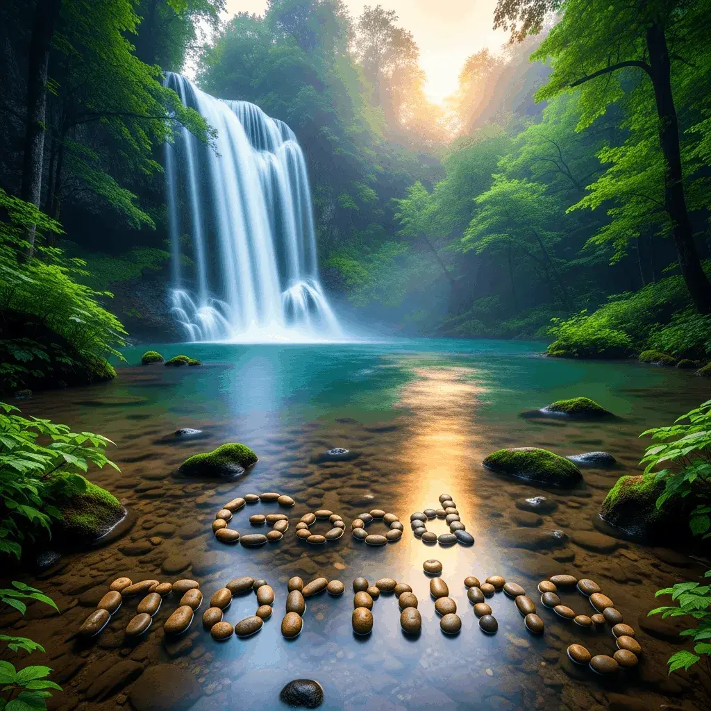 morning-waterfall