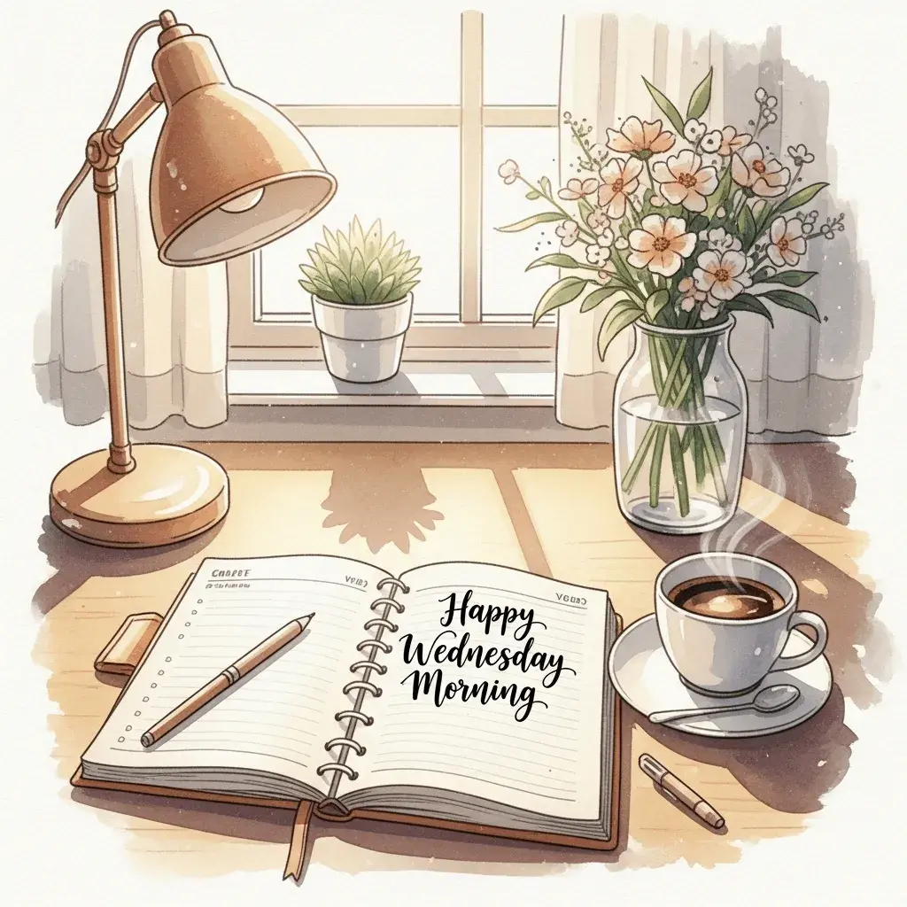 morning-wednesday-desk