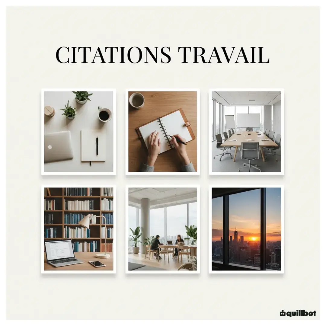 citation travail
