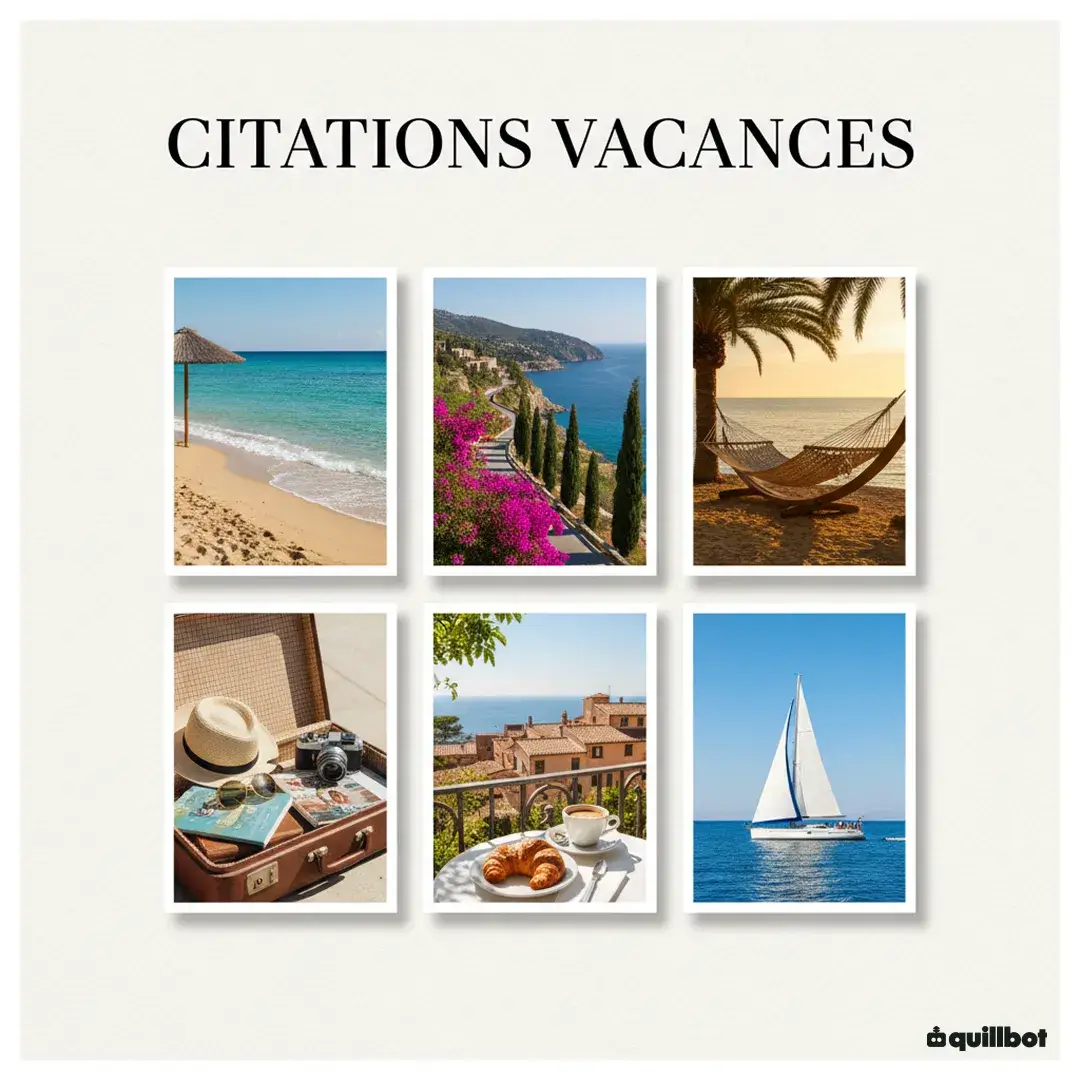 citations vacances