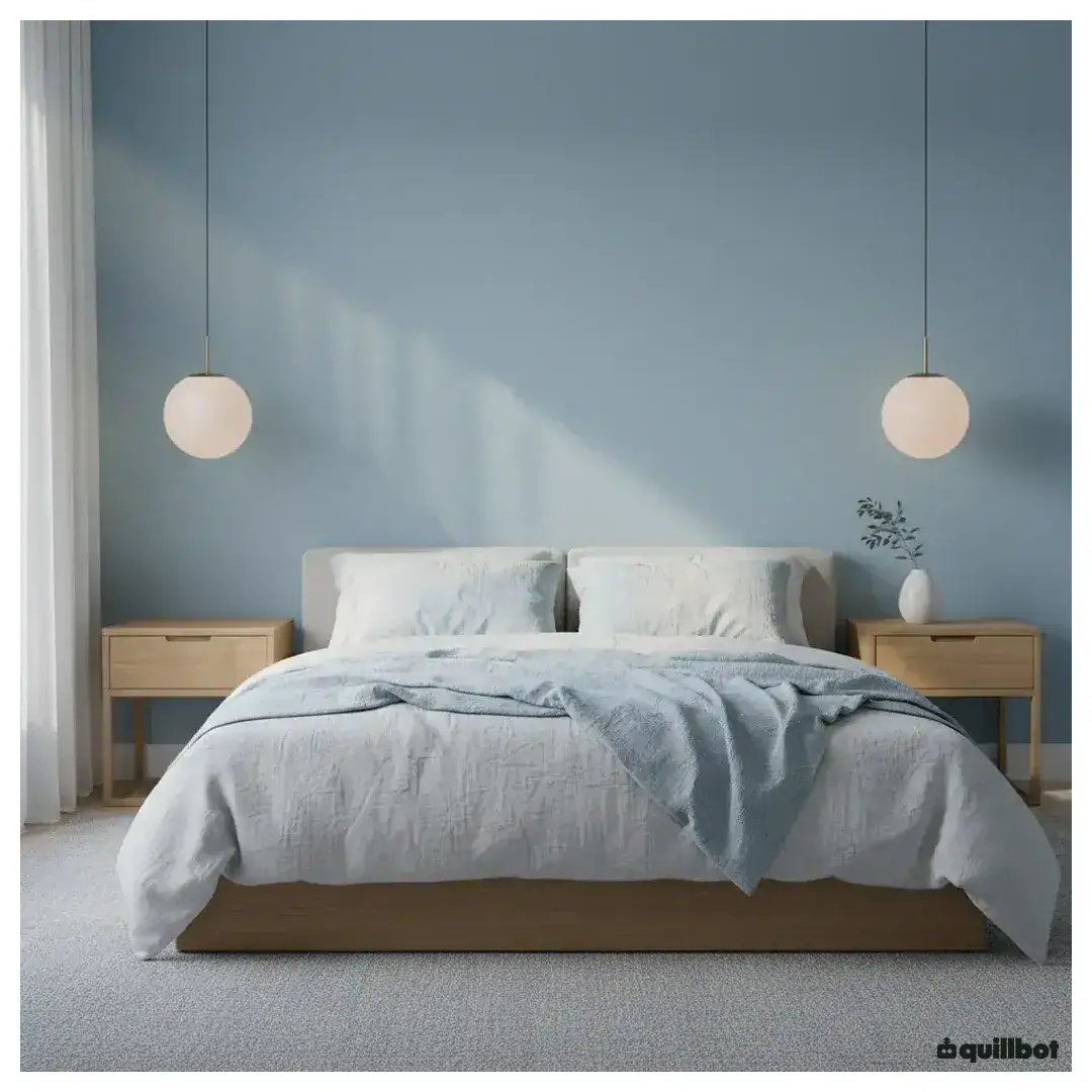 couleur bleu layette chambre