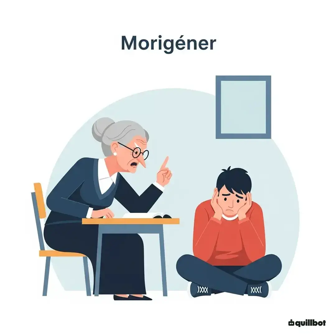 morigéner définition