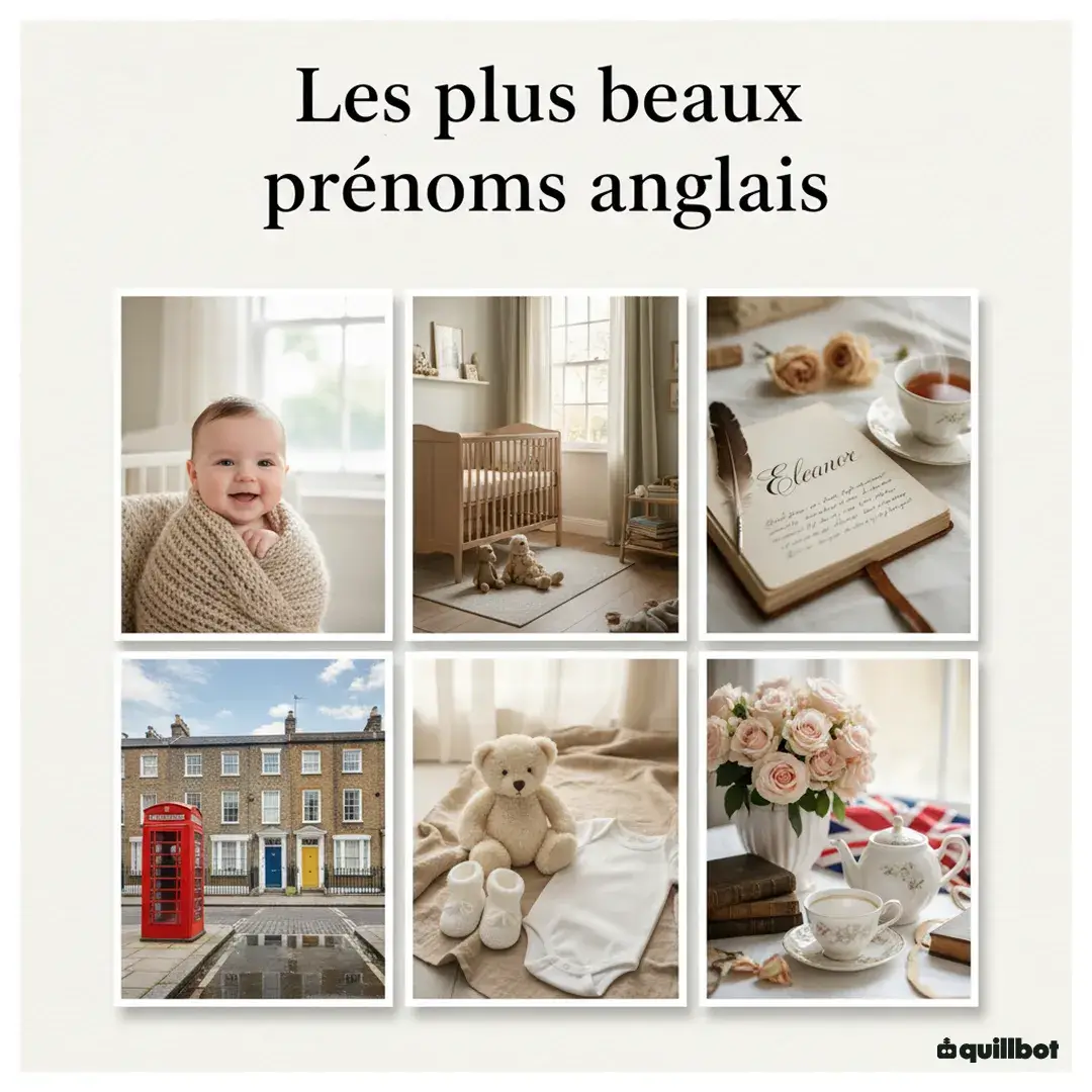 prénoms anglais exemples